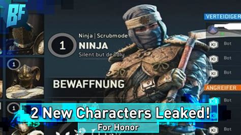 For Honor: 2 NEW HEROES LEAKED! For Honor New Heroes。